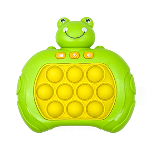 Frog Quick Speed Push Puzzle Game Console Toys Light Up Pop