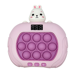 Rabbit Quick Push Pop Game It Fidget Toys Pink