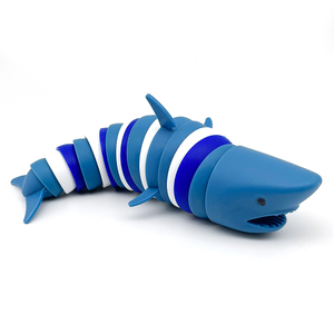 Shark Dolphin Fidget Slug Toy 3D Articulated Stretch