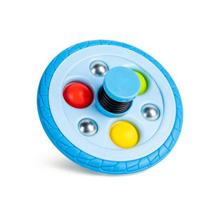 Bounce Off Spinners Children Tabletop Rotating Plastic Gyro Toys