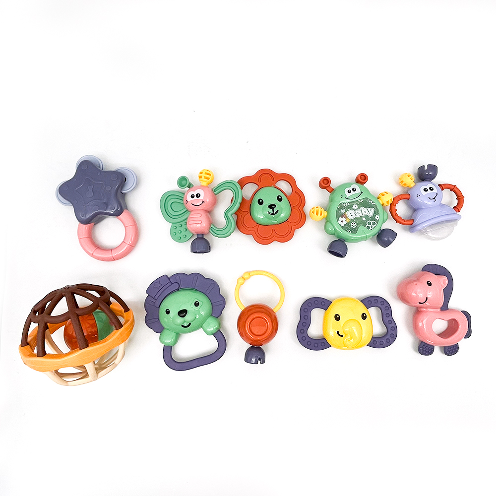 Baby Rattles Set Teething Toys for 0-6 Months Infant